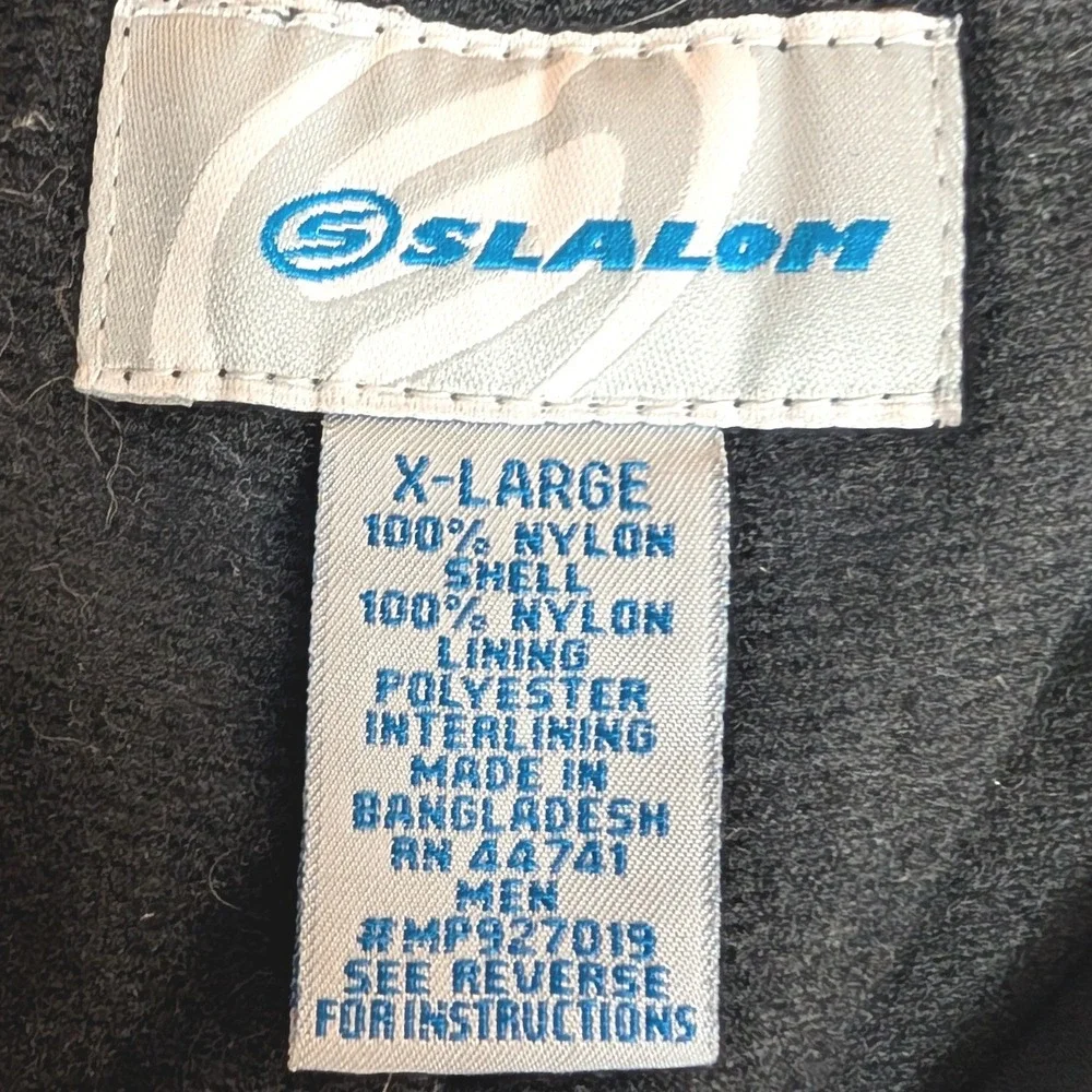 Slalom Snow Pants Mens XL Black Insulated Ski Snowboard Cargo MP927019